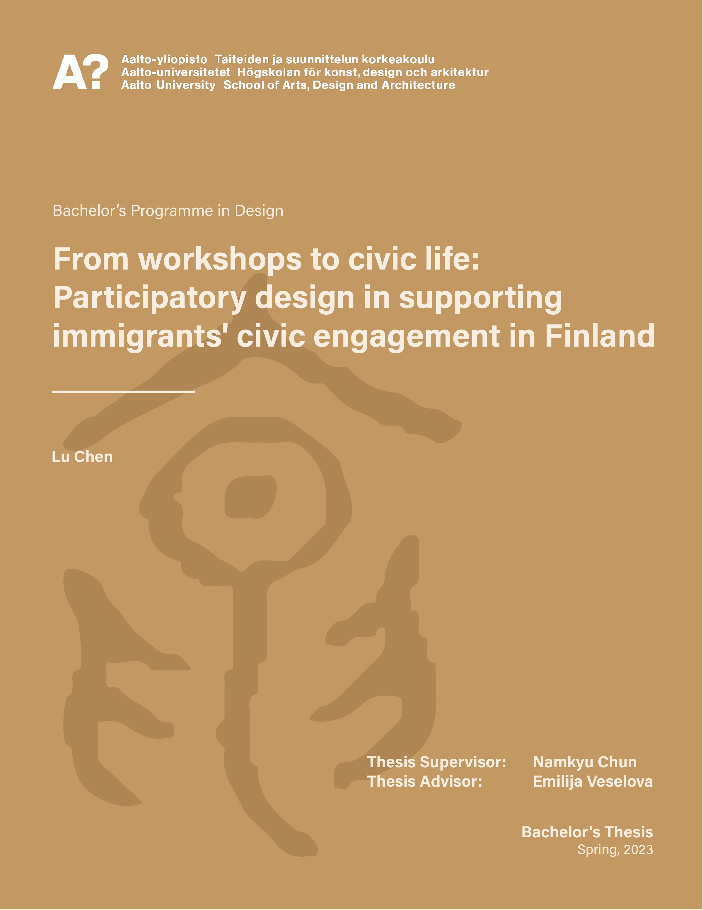 From Workshops to Civic Life: Participatory Design in Supporting Immigrants’ Civic Engagement in Finland